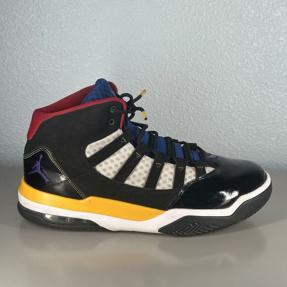 Jordan Shoes Max Aura Rivals Mens Size 11.5 Black Multi CQ9451-001 Basketball main image 4